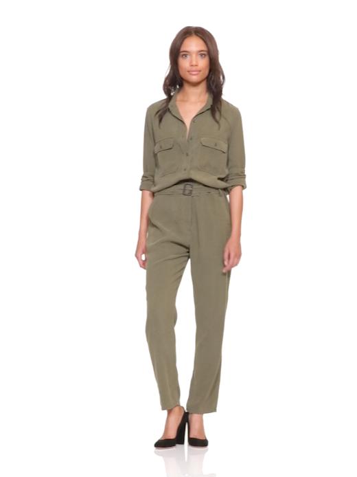 Женские комбинезоны Gap TENCEL™ cargo jumpsuit — фото 4