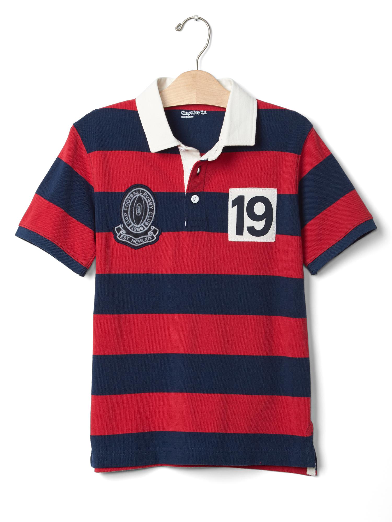 Rugby short sleeve polo Gap