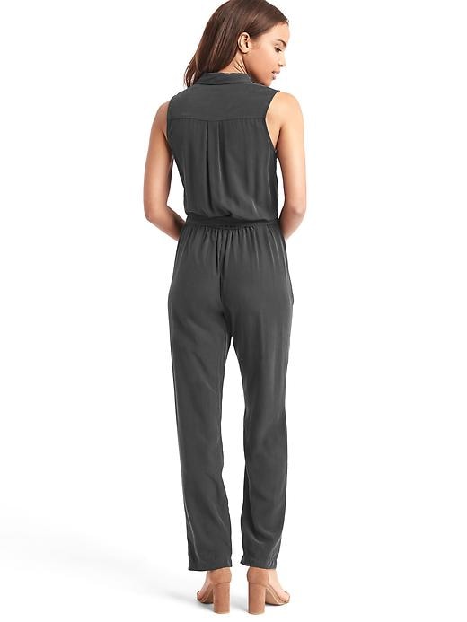 Image number 2 showing, Soft lapel jumpsuit