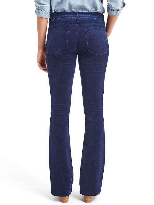 2 of 8 showing, with the color dark night of product Stretch corduroy baby boot pants