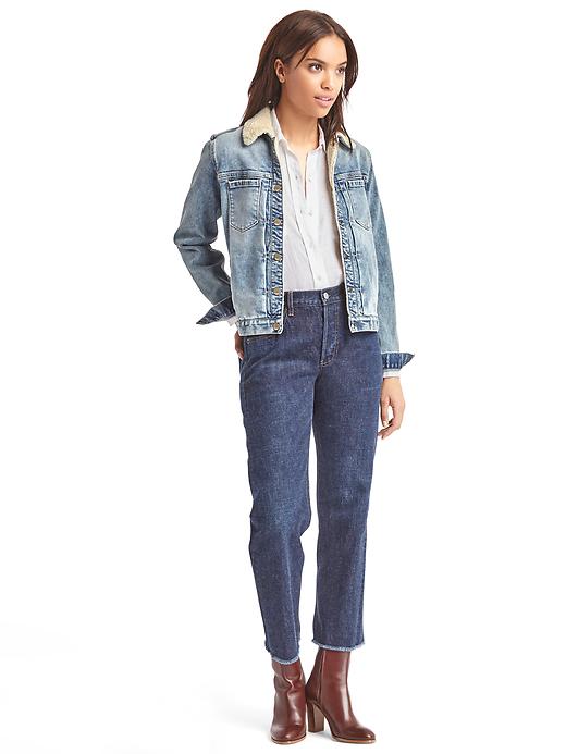 Image number 3 showing, 1969 sherpa denim jacket