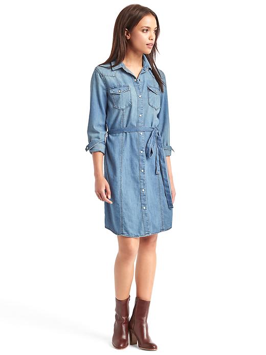 1969 denim western shirtdress | Gap