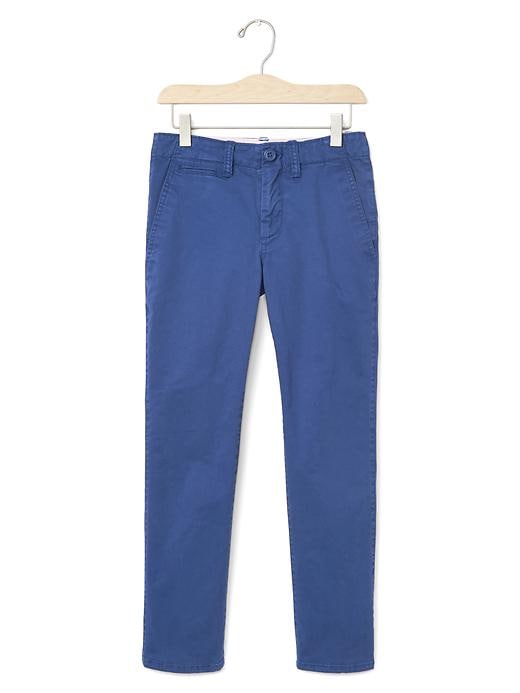 1 of 8 showing, with the color blue of product Kids Khakis