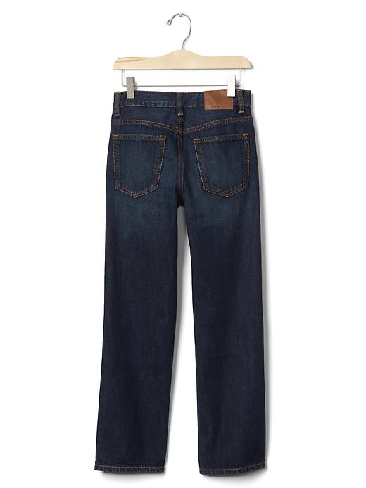 2 of 8 showing, with the color dark wash of product Kids Original Fit Jeans