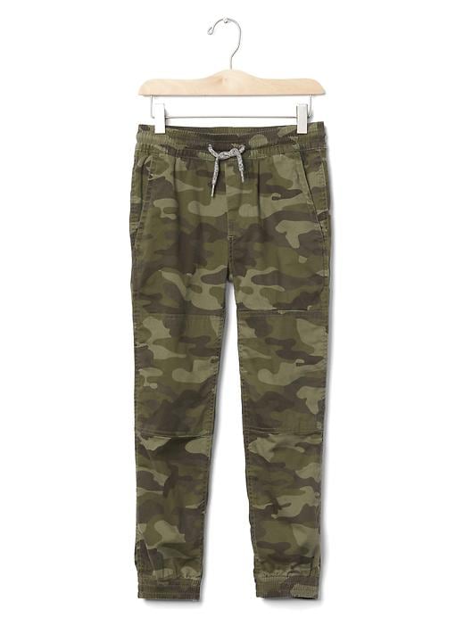 1 of 8 showing, with the color green camo of product Surplus joggers