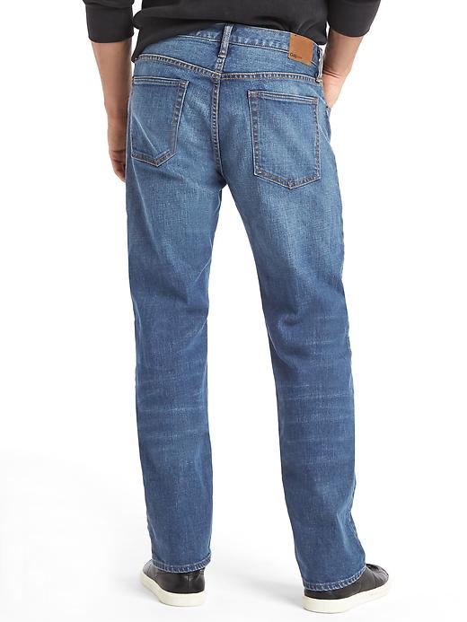 2 of 8 showing, with the color worn vintage of product Straight fit jeans (stretch)
