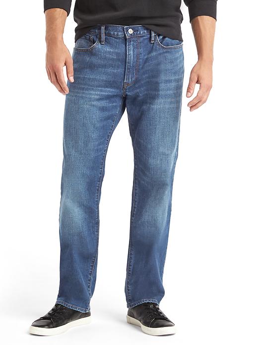 Image number 1 showing, Straight fit jeans (stretch)