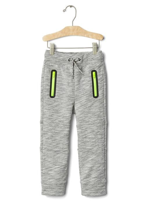 1 of 8 showing, with the color heather grey of product Neon zip sweats