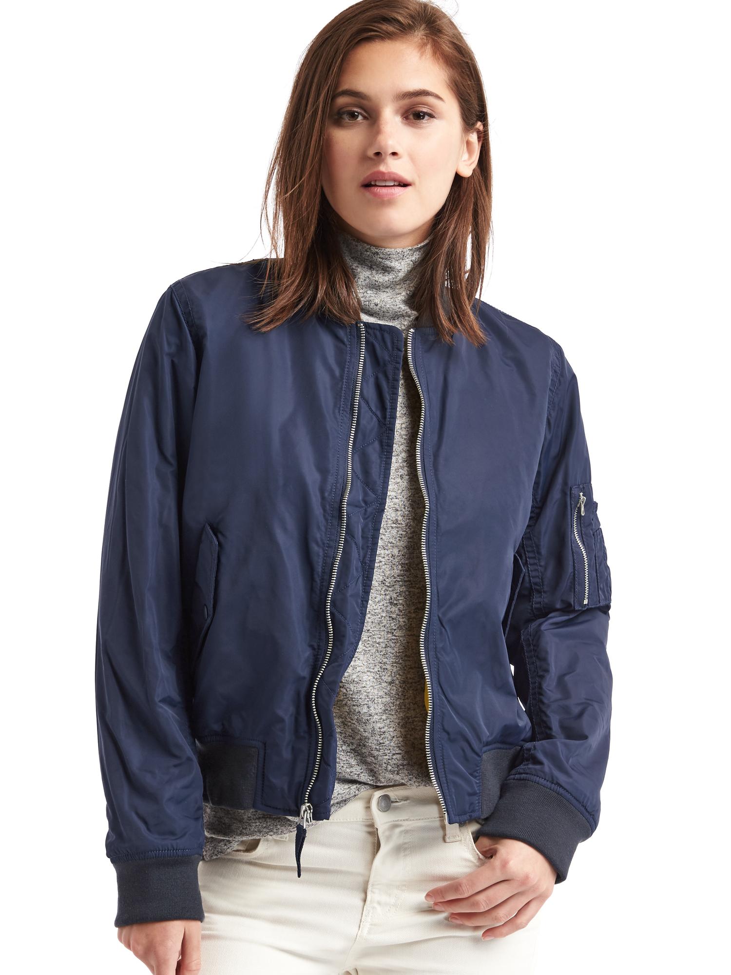 denim bomber jackets for women(gap) - jackets in my home