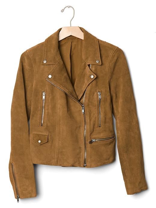 Suede moto jacket | Gap