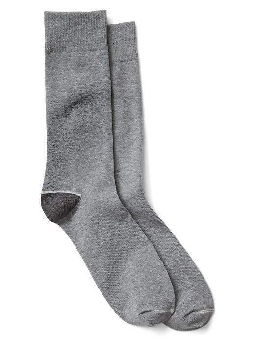 View large product image 1 of 1. Solid crew socks
