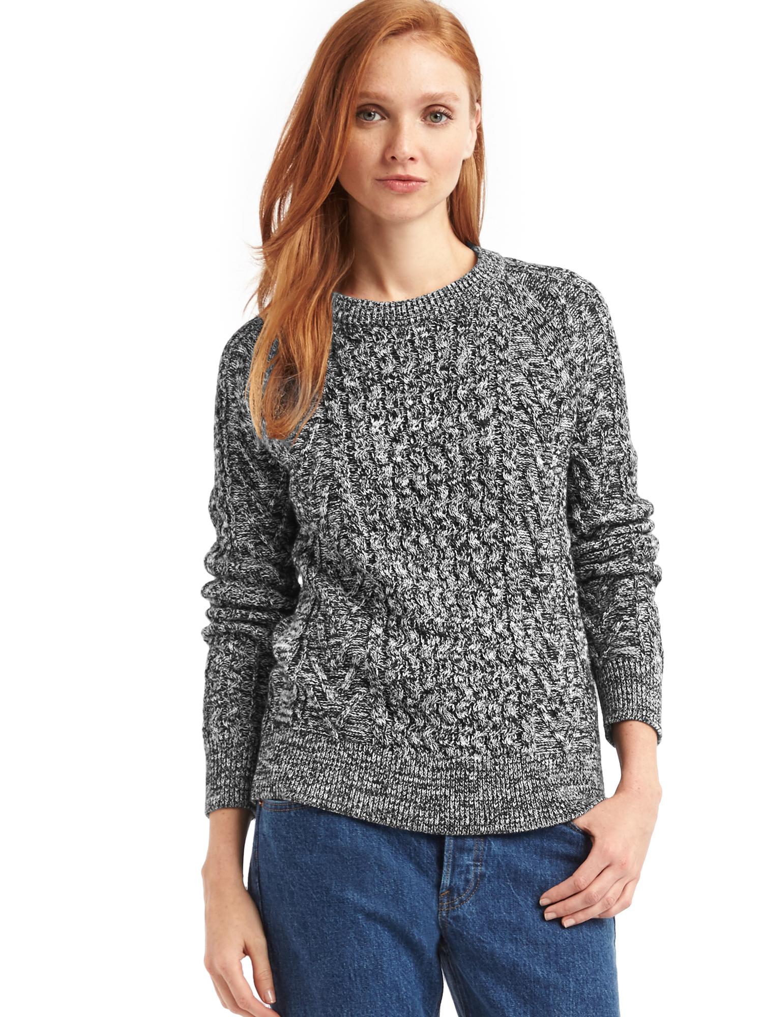 Twisted knit sweater Gap