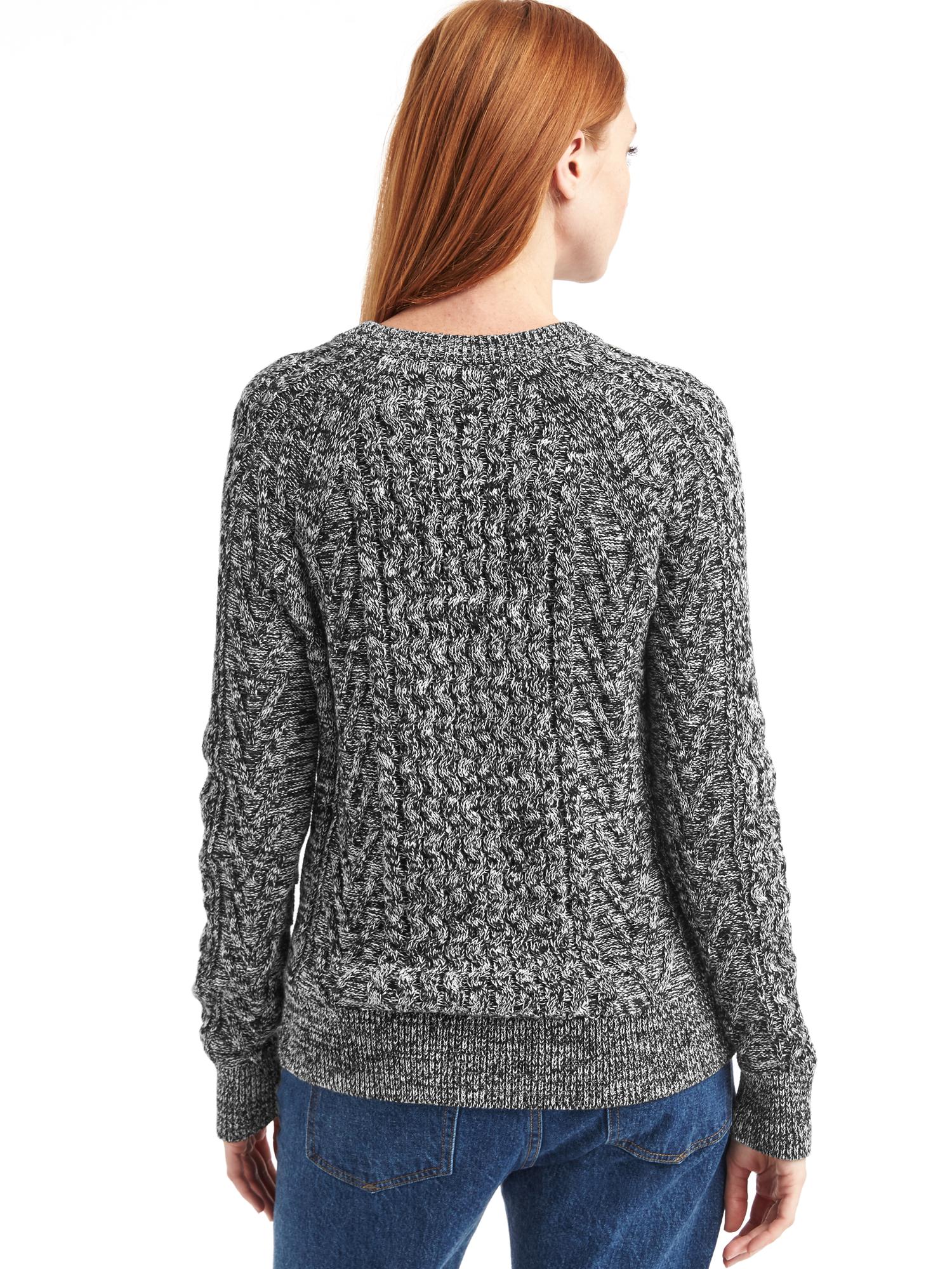 Twisted knit sweater Gap
