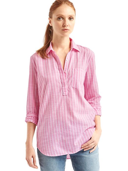 Image number 1 showing, Boyfriend stripe popover