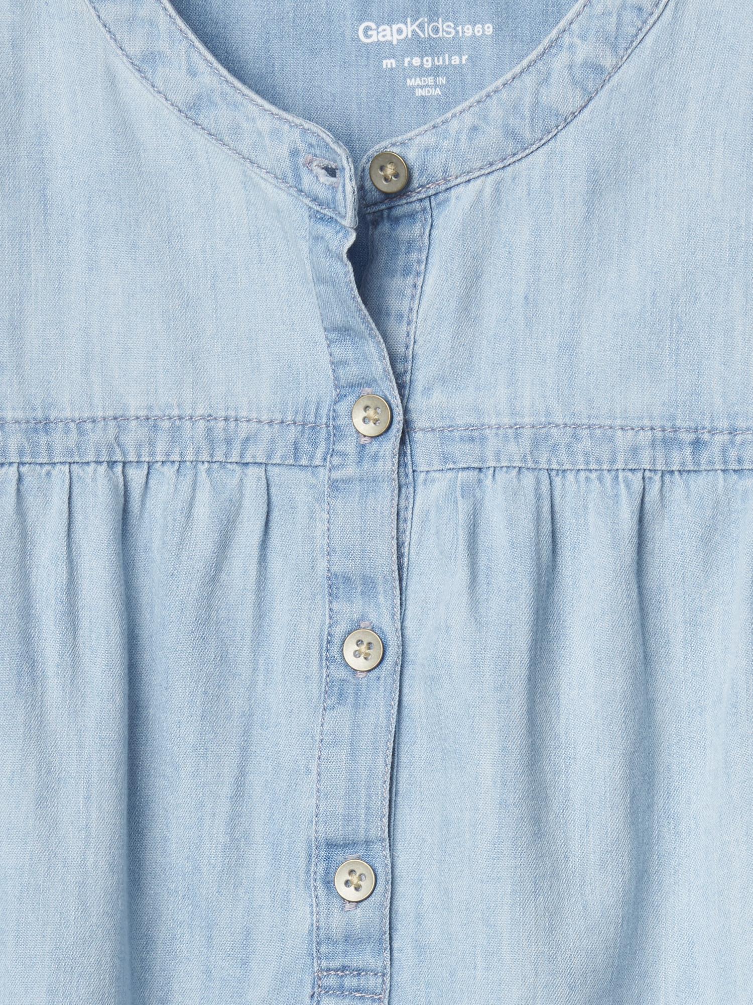 1969 denim henley shirt