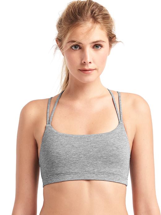Image number 2 showing, GapFit Breathe Low Support Strappy Sports Bra