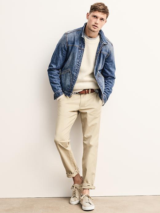 2 of 8 showing, with the color papaya of product Denim Roller Belt