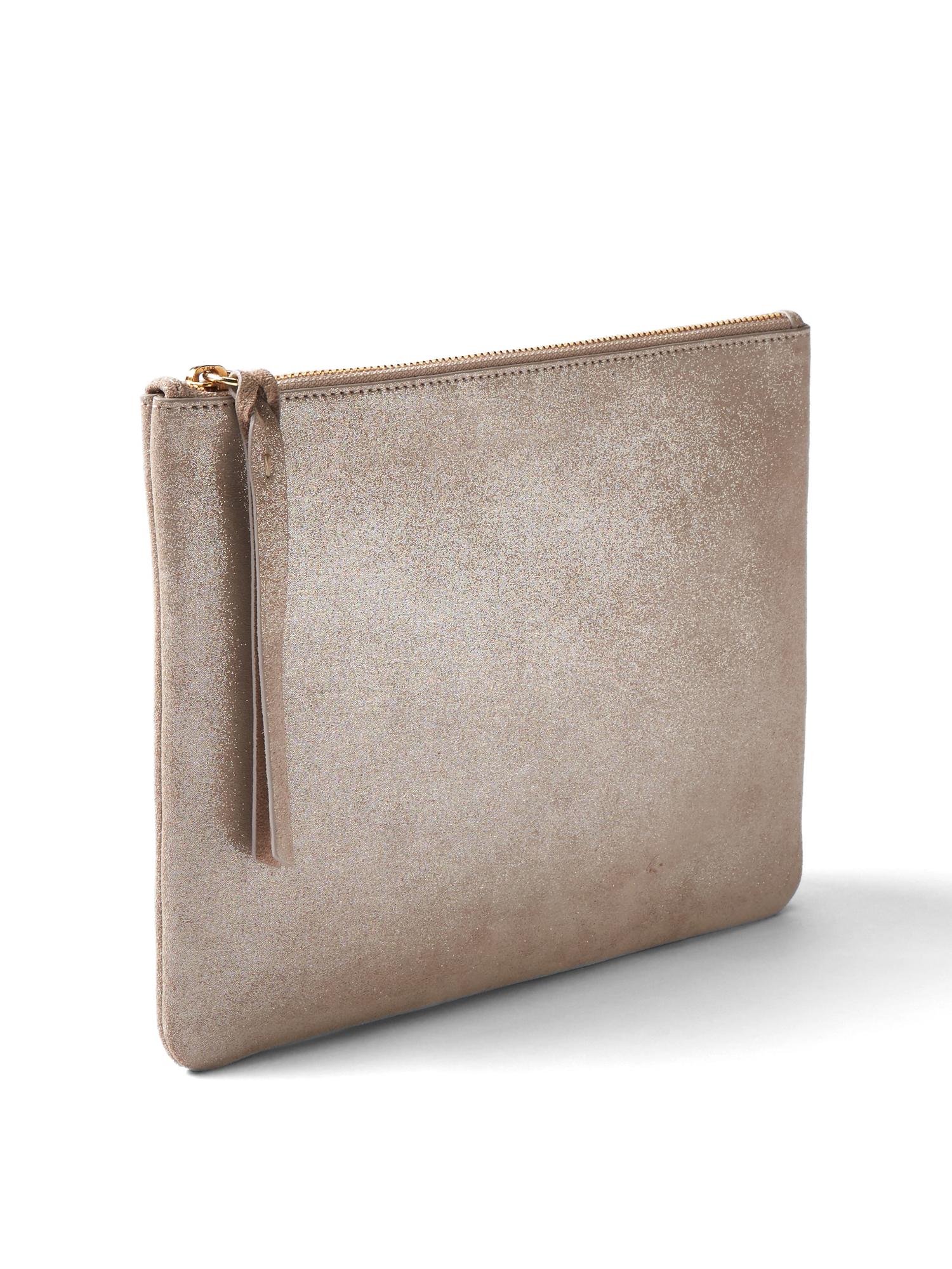 Dusted suede clutch | Gap