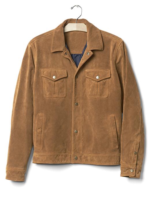 Suede trucker jacket | Gap