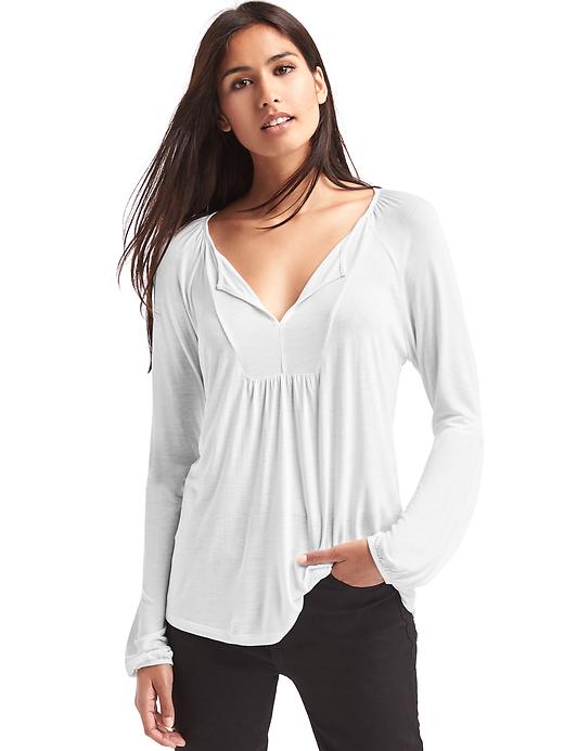 Drapey peasant top