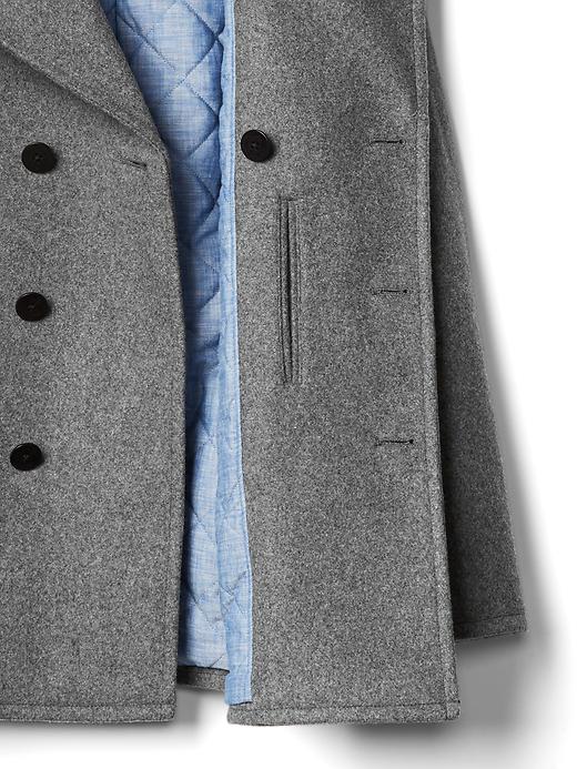 期間限定セール！　KAMPLIN PEACOAT 48 【極美品】 Pea coat | Black | NEW YORKER