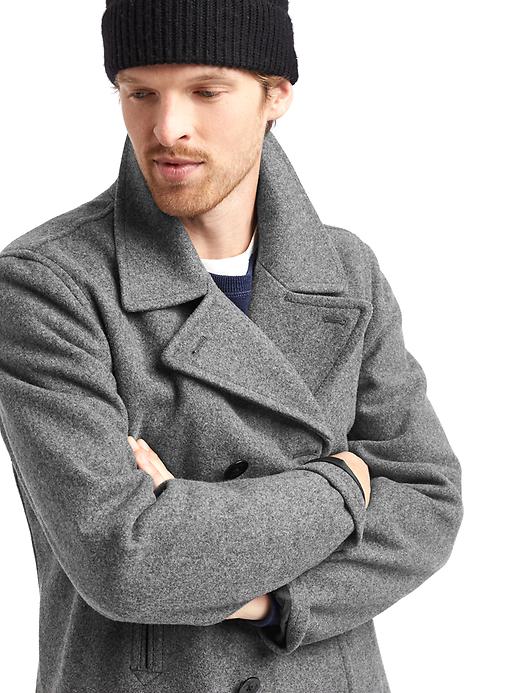 Wool blend peacoat | Gap