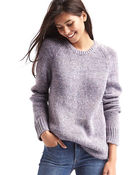 Marled long sweater | Gap