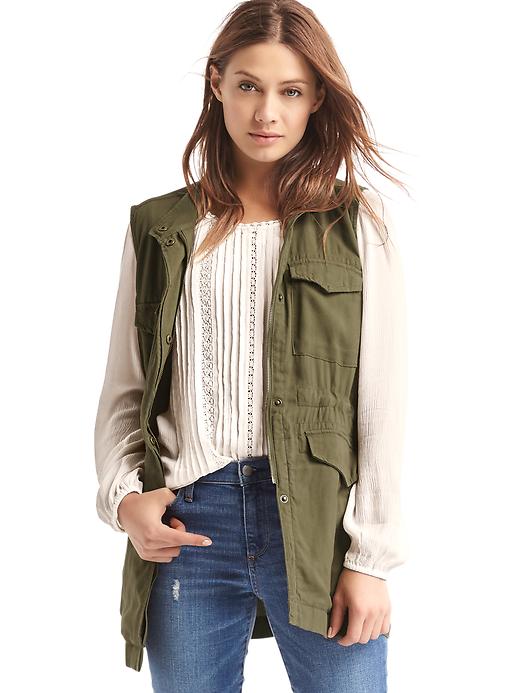 Image number 1 showing, TENCEL&#153 utility vest