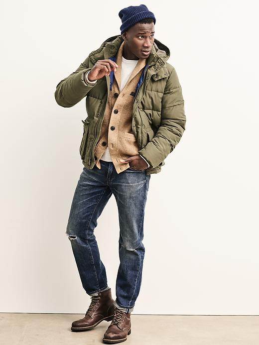 ColdControl Max heavyweight hooded puffer coat Gap