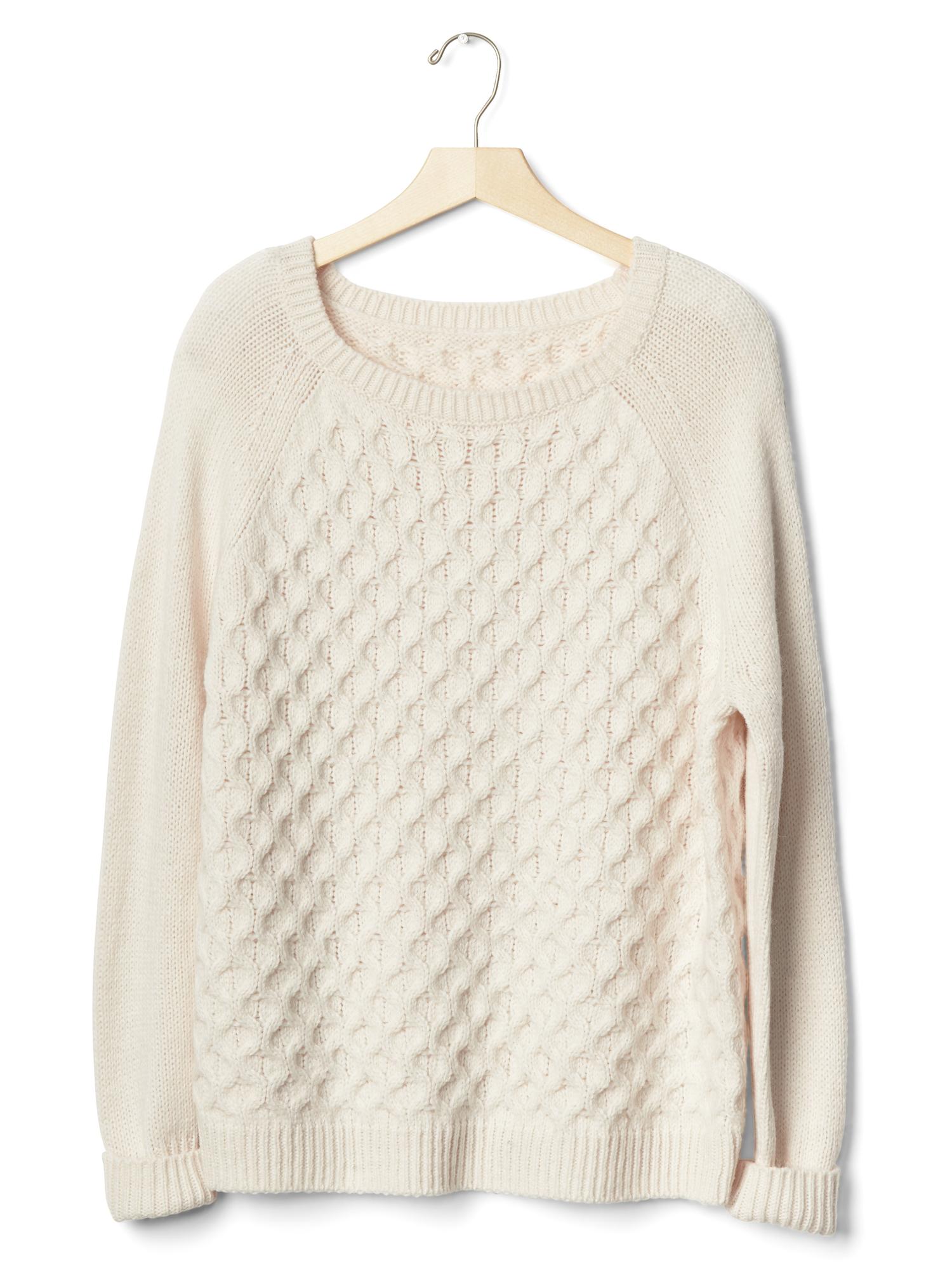 knitchy honeycomb cable pullover ニッチー トップス