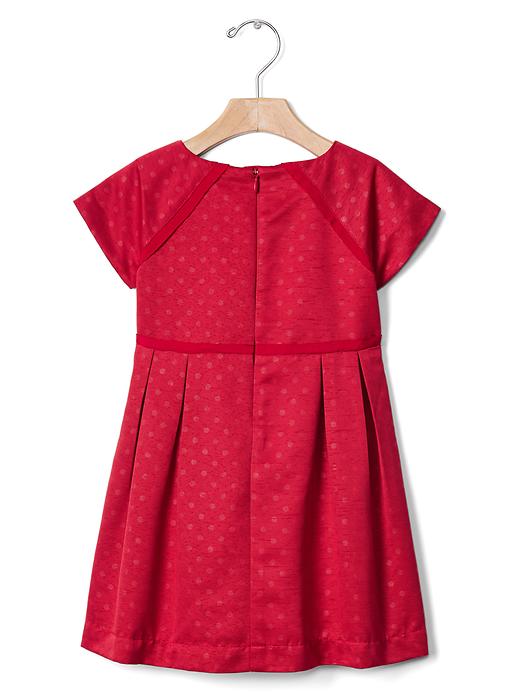 2 of 8 showing, with the color modern red of product Dotty fit & flare dress