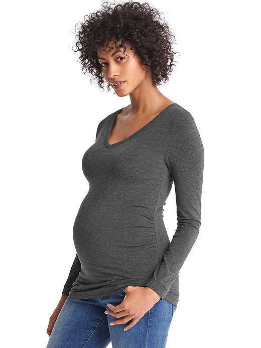 Maternity Pure Body VNeck TShirt Gap