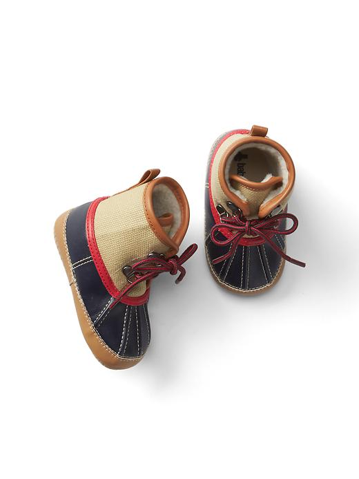 1 of 8 showing, with the color blonde of product Cozy snow boots