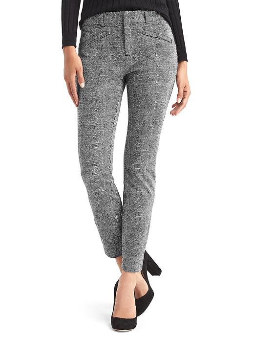 1 of 8 showing, with the color dotted black of product Skinny Ankle Pants
