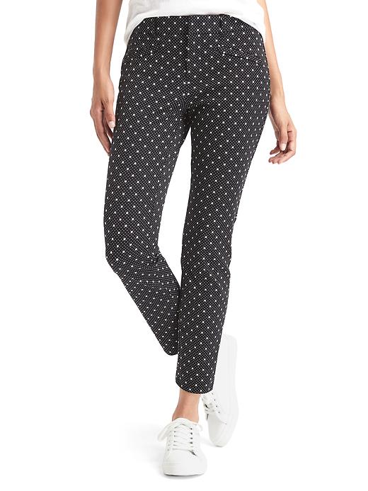 1 of 8 showing, with the color white star of product Skinny Ankle Pants