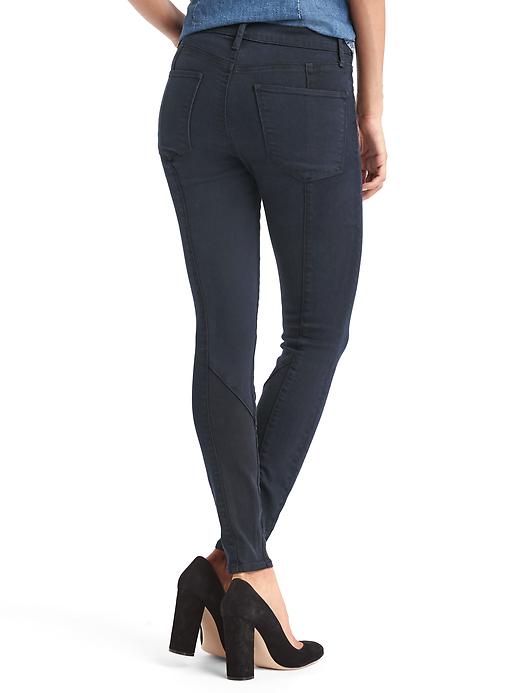 Super high rise true skinny jeans