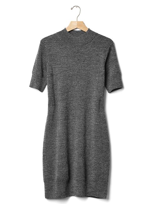 Image number 6 showing, Merino wool mockneck sheath dress