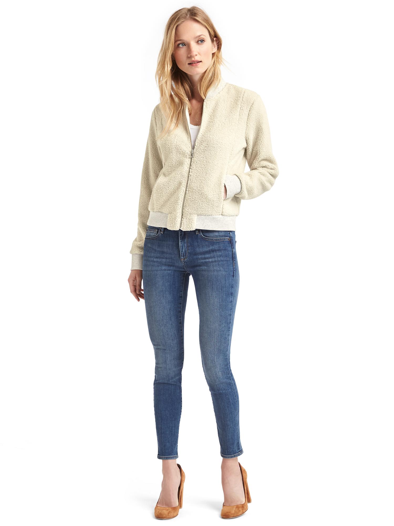 Sherpa bomber jacket | Gap