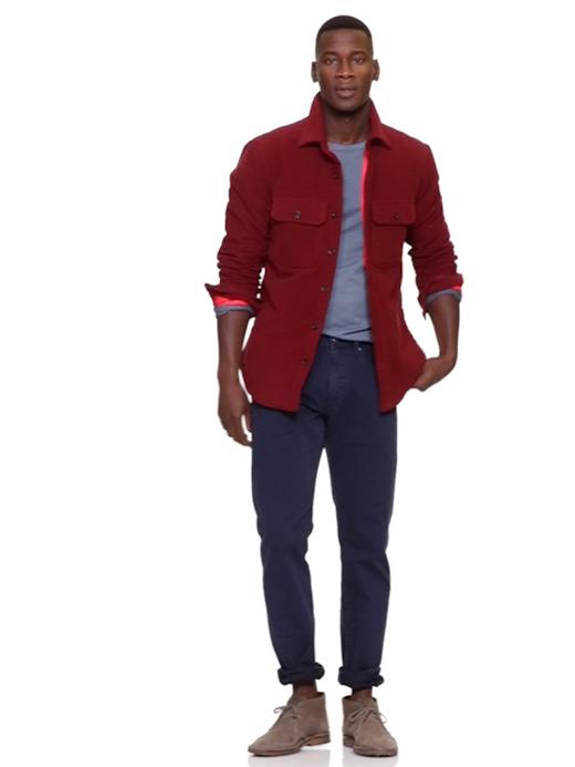 Gap moleskin hotsell shirt jacket