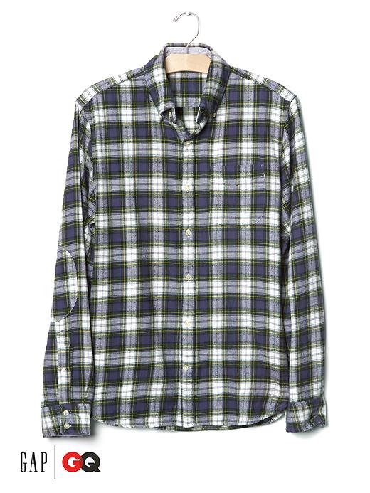 Image number 1 showing, Gap x GQ Michael Bastian plaid flannel shirt