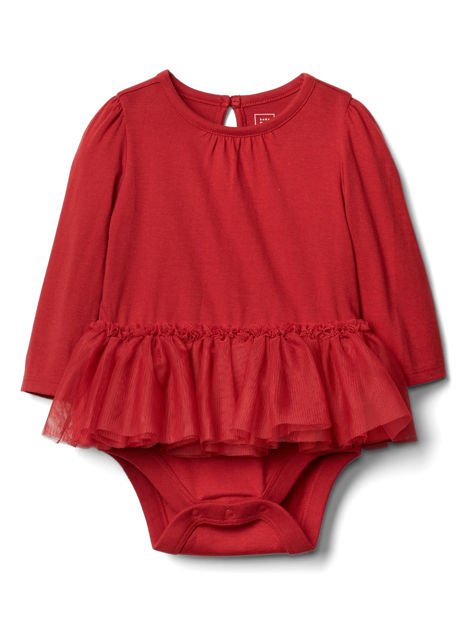 Long sleeve tutu body double
