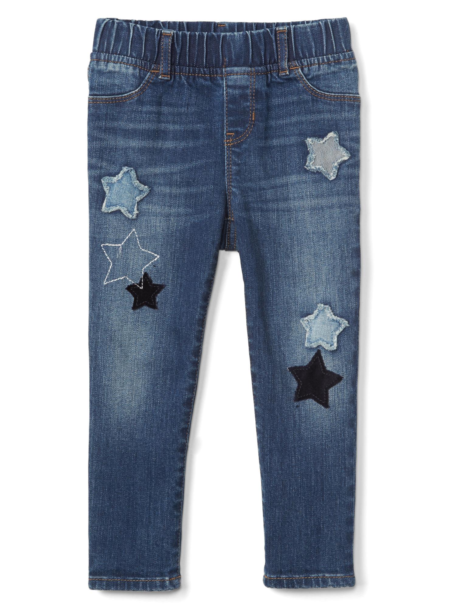 High stretch embellished jeggings
