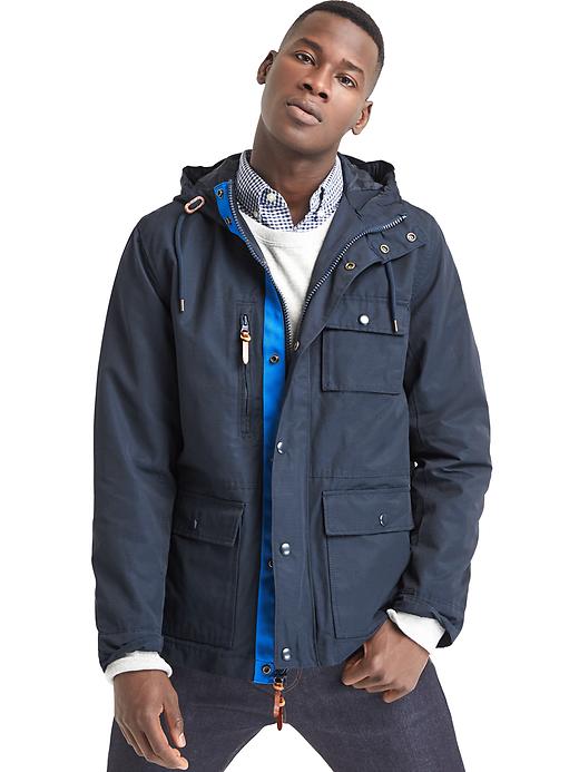★新品★ AMERICANA/Hooded Parka Buy Black Hooded Parka Coat With Faux Fur Trim from Next USA