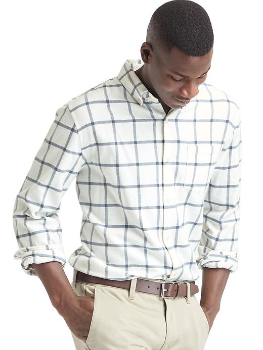 Image number 2 showing, Gap x GQ Steven Alan flannel shirt