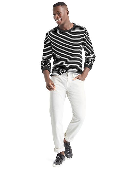 View large product image 2 of 2. Gap x GQ Saturdays New York City waffle tee