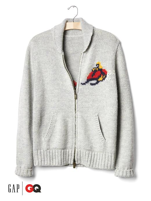 Image number 1 showing, Gap x GQ Michael Bastian chunky cardigan