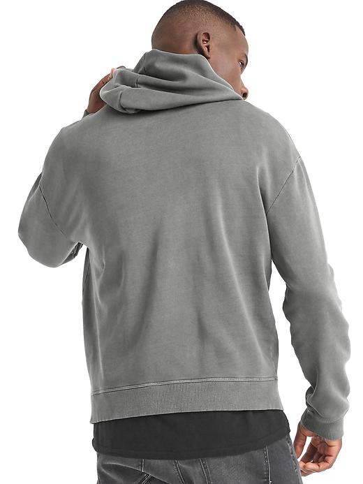 Image number 3 showing, Gap x GQ John Elliott cropped hoodie