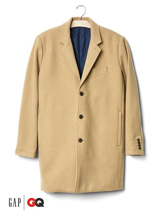 Image number 1 showing, Gap x GQ Saturdays New York City camel topcoat