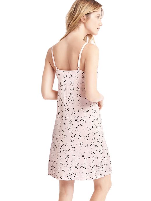 2 of 8 showing, with the color pink starburst of product Maternity Nursing Nightgown