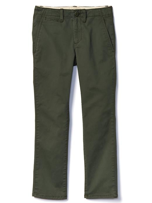 1 of 8 showing, with the color monterey cypress of product Kids Khakis